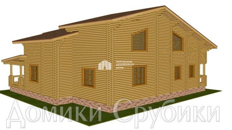 Дом из профилированного бруса №5