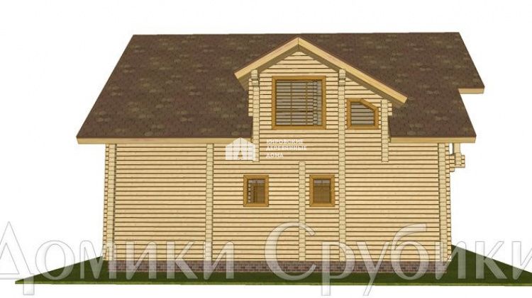 Дом из профилированного бруса «ПБ-1-150»