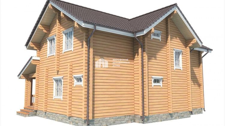 Дом из профилированного бруса «Швецовых»