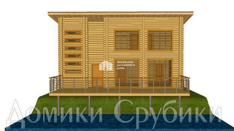 Дом из клееного бруса «Весна»
