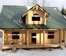 Дом из оцилиндрованного бревна, дмистровское шоссе, дер. Парамоново