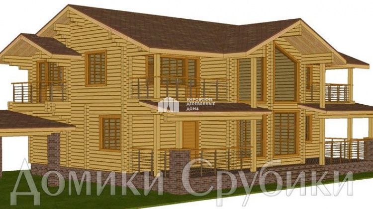 Дом из профилированного бруса №7