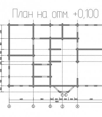 Дом из профилированного бруса №12