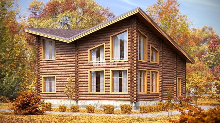 Проект дома из бревна «Успенские усадьбы»
