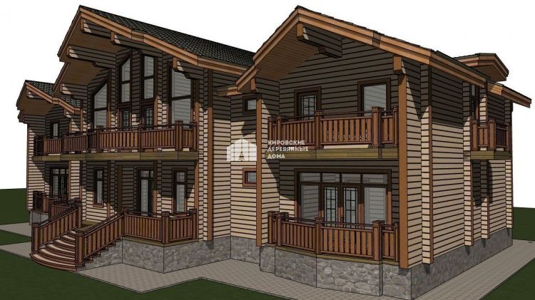 Дом из профилированного бруса «Видное»