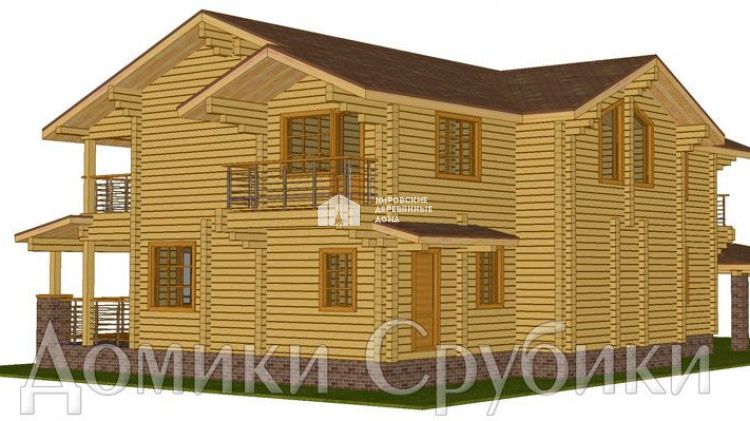Дом из профилированного бруса №7