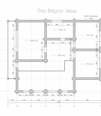 Проект дома из рубленного бревна «Одинцово»