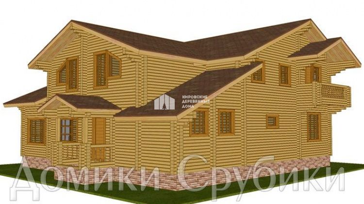 Дом из профилированного бруса №4